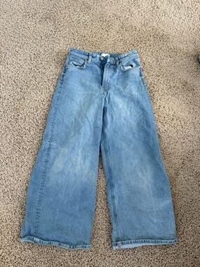 H&M Light Blue Wide Leg Women's Jeans